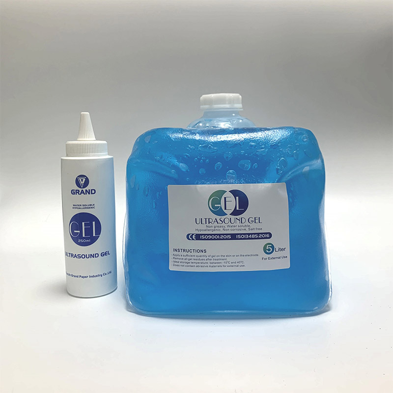 جل شفاف وأزرق